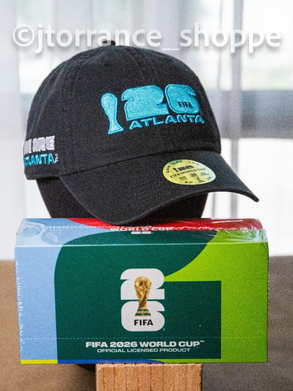 SEALED ~ FIFA World Cup 2026 Mascots Canada , México, USA + Host Atlanta Hat